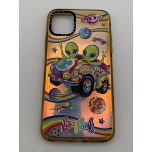 Casetify Lisa Frank iPhone 11 Zoomer And Zorbit Alien Space Design